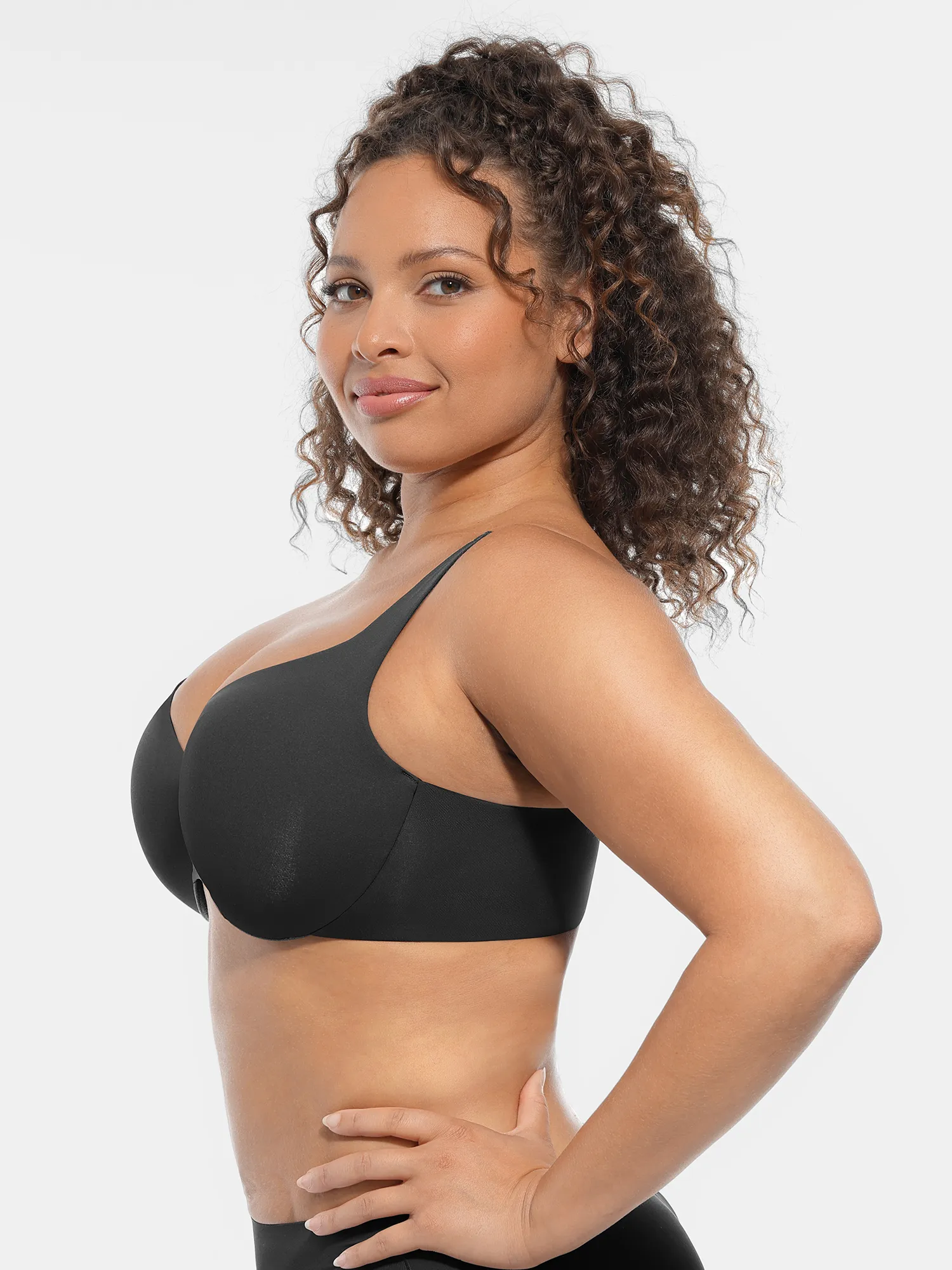Feelingirl Adjustable Deep V-Neck Underwire Bra - Image 22