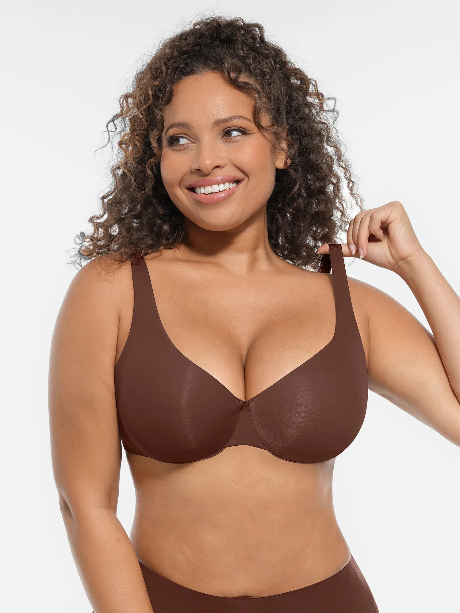 Feelingirl Adjustable Deep V-Neck Underwire Bra - Image 11