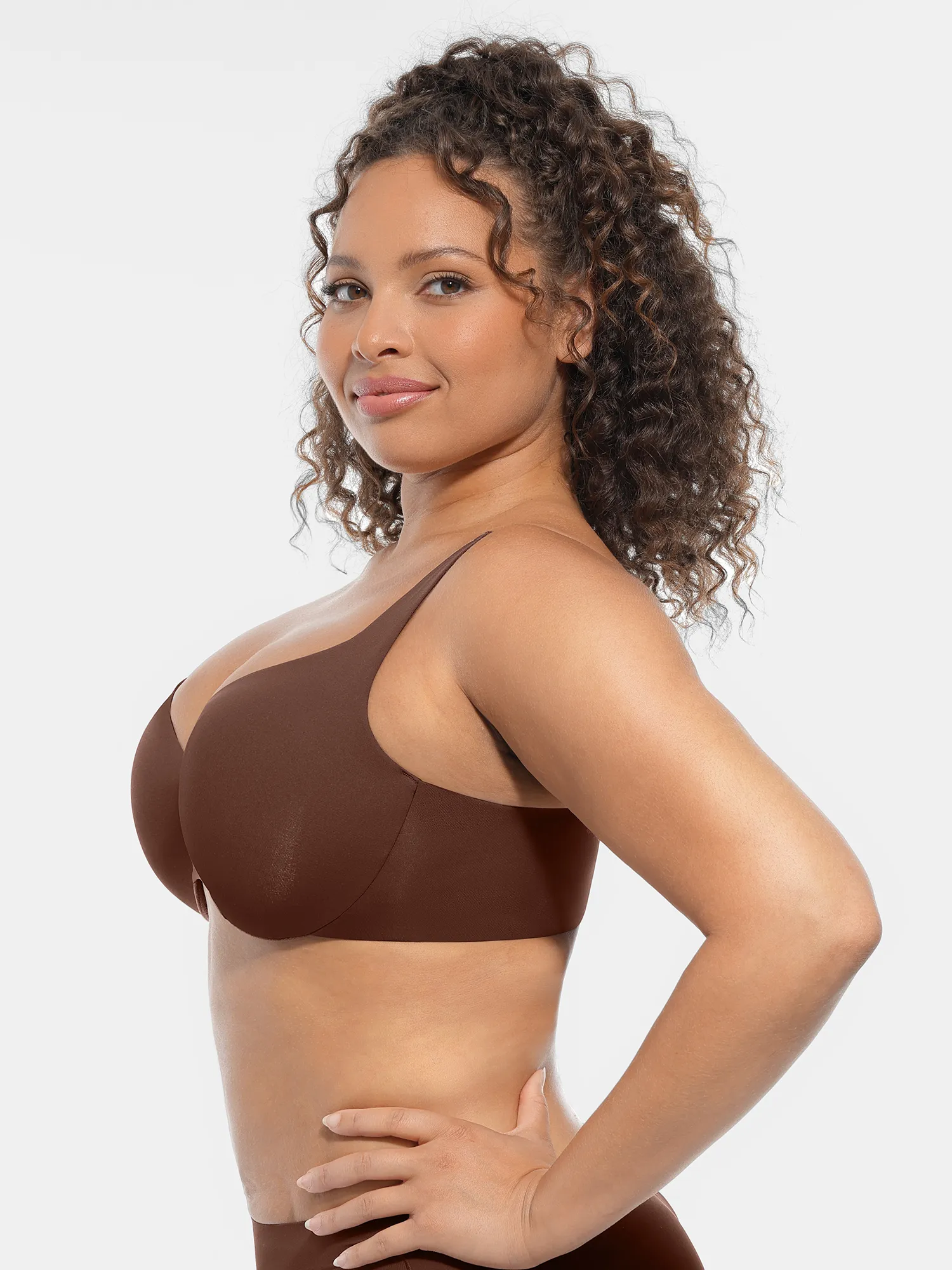 Feelingirl Adjustable Deep V-Neck Underwire Bra - Image 13