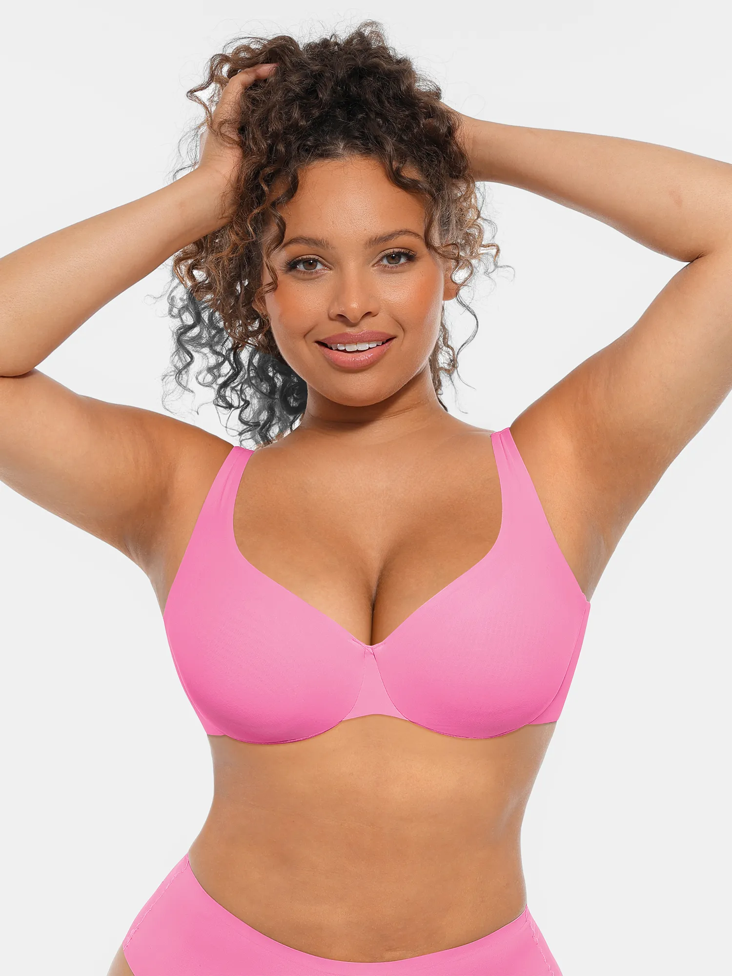 Feelingirl Adjustable Deep V-Neck Underwire Bra - Image 29