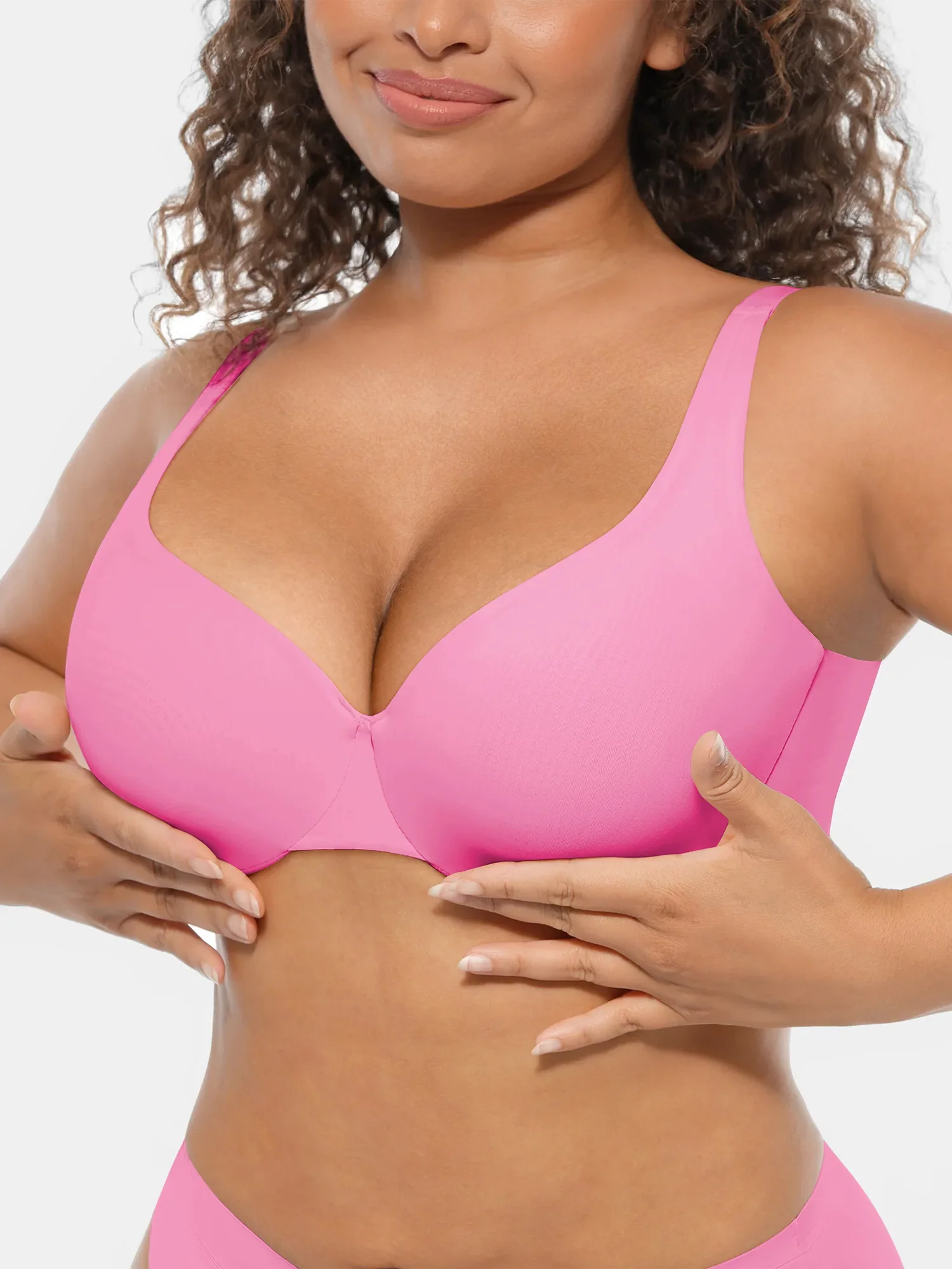 Feelingirl Adjustable Deep V-Neck Underwire Bra - Image 30