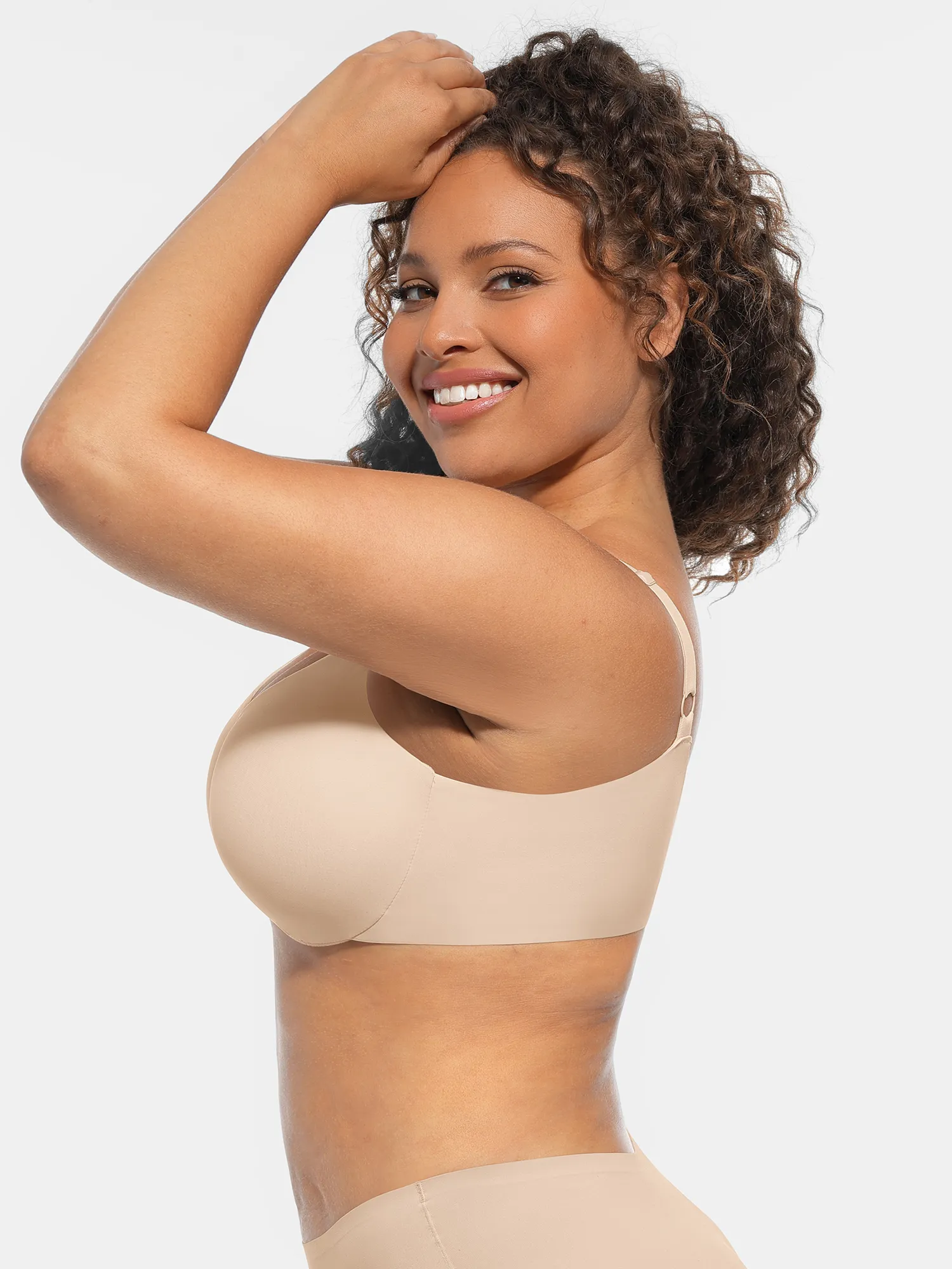 Feelingirl Adjustable Deep V-Neck Underwire Bra - Image 3