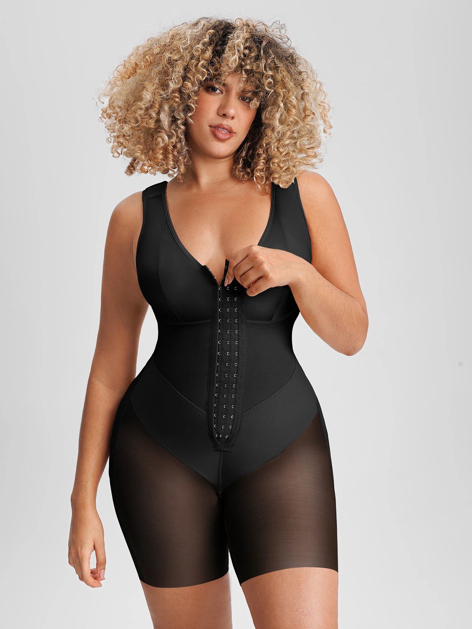 Feelingirl FeelVibe V-Band Waist Snatching Contour Bodysuit - Image 5
