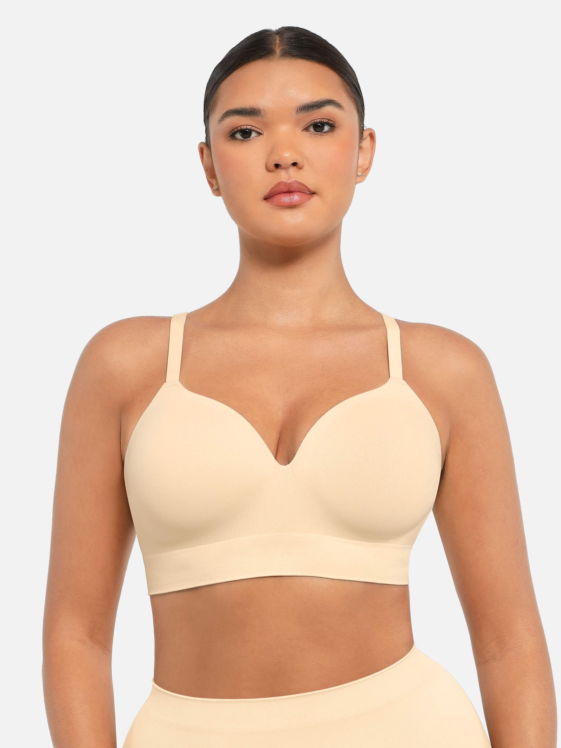 Feelingirl Wireless Push-Up Seamless Full Coverage Bra Bundle - Image 25