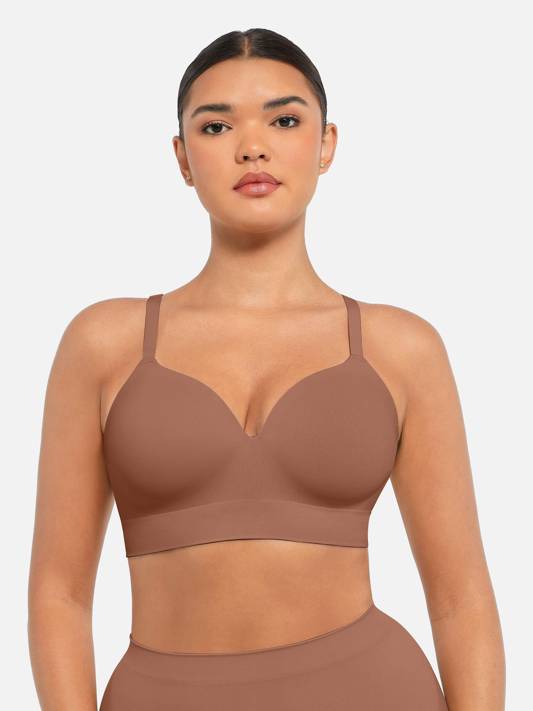 Feelingirl Wireless Push-Up Seamless Full Coverage Bra Bundle - Image 47