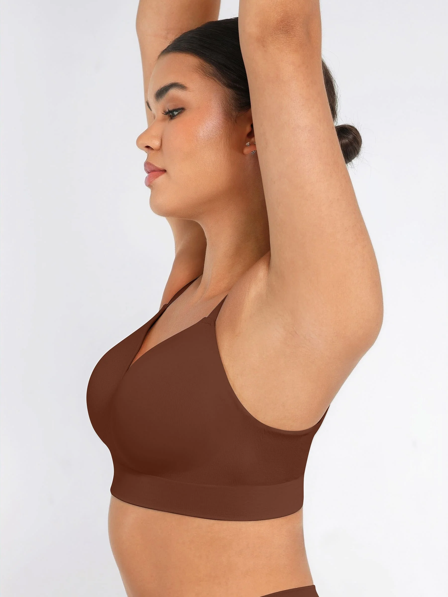 Feelingirl Wireless Push-Up Seamless Full Coverage Bra Bundle - Image 60
