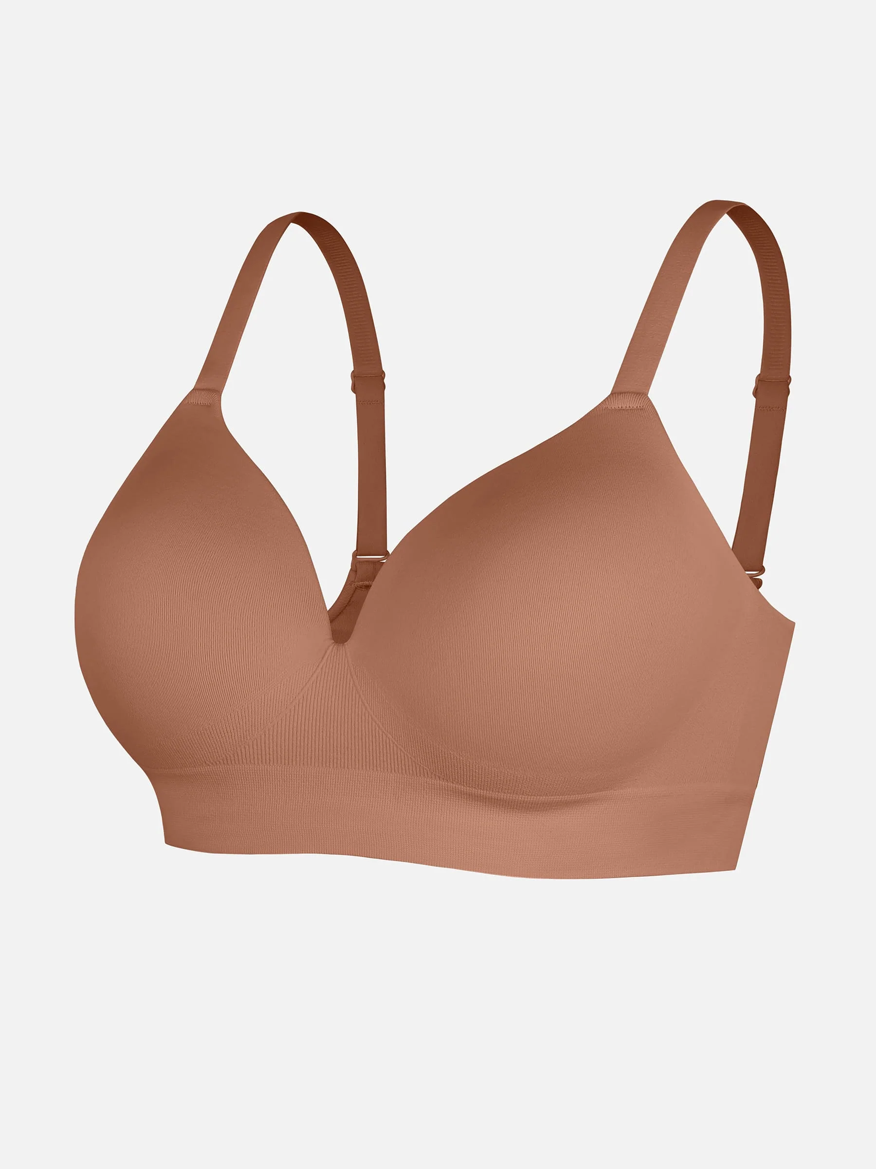 Feelingirl Wireless Push-Up Seamless Full Coverage Bra Bundle - Image 65