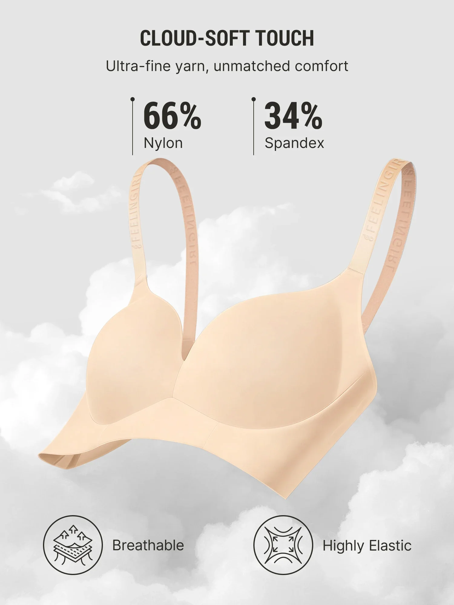Lift Support Soft Wireless Bra [BOGO] - Image 4