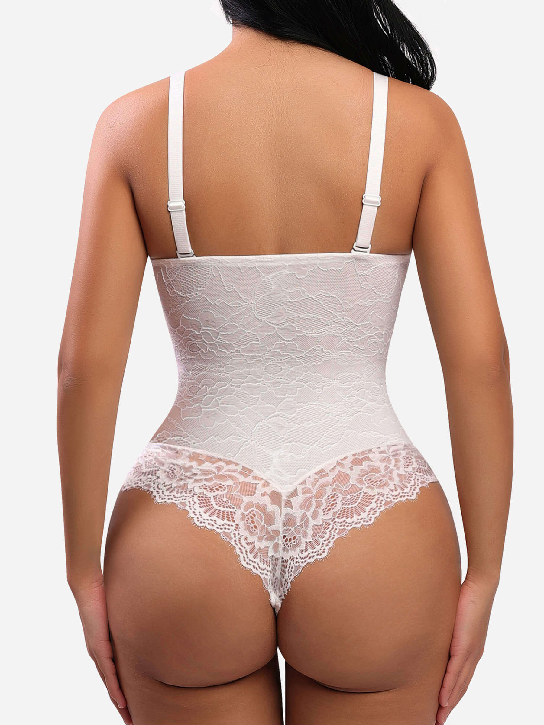 Feelingirl Low-back Ultra-versatile Lace Bodysuit - Image 13