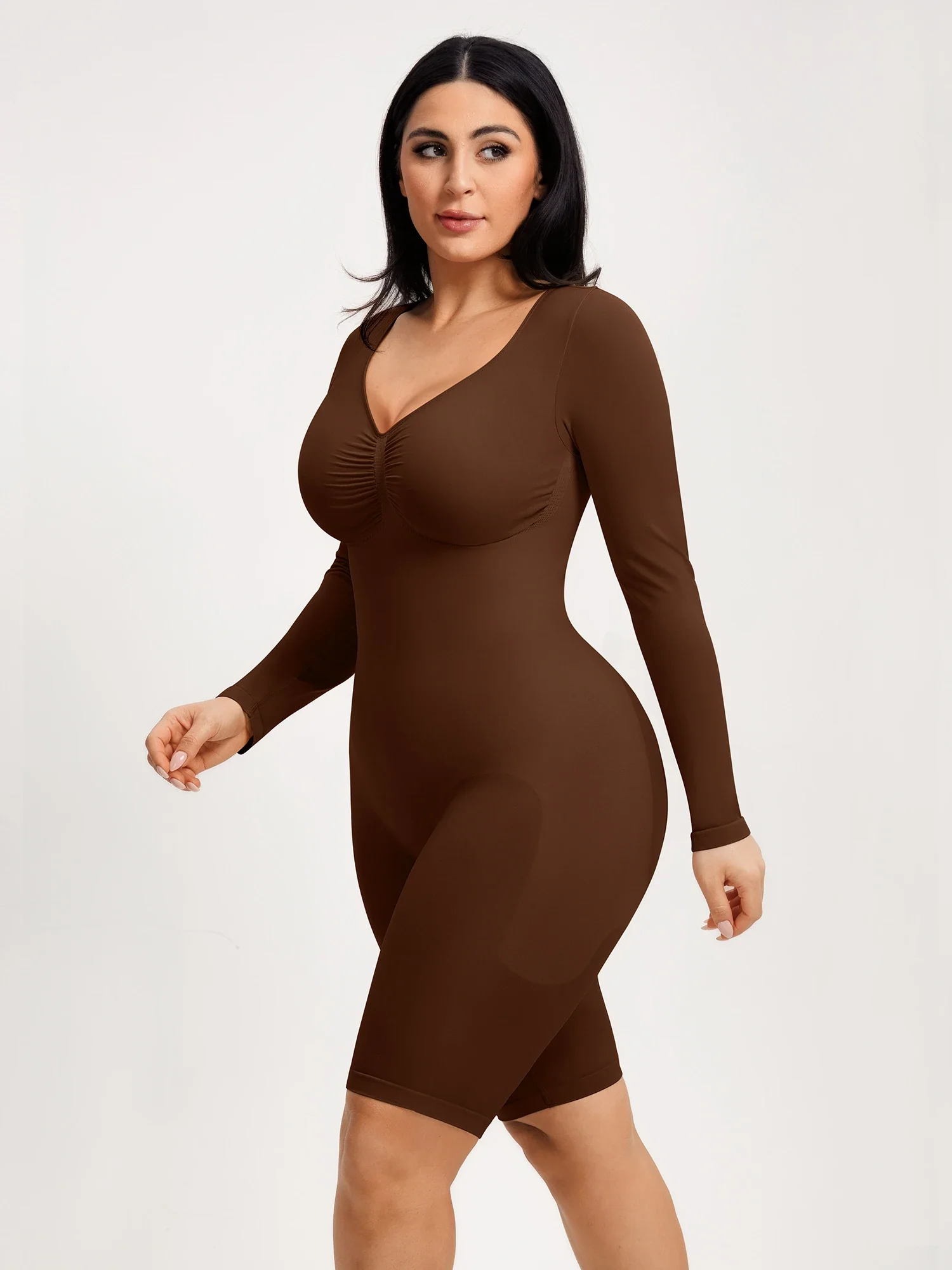 Seamless Firm Control Long Sleeve Everyday Bodysuit - Image 18