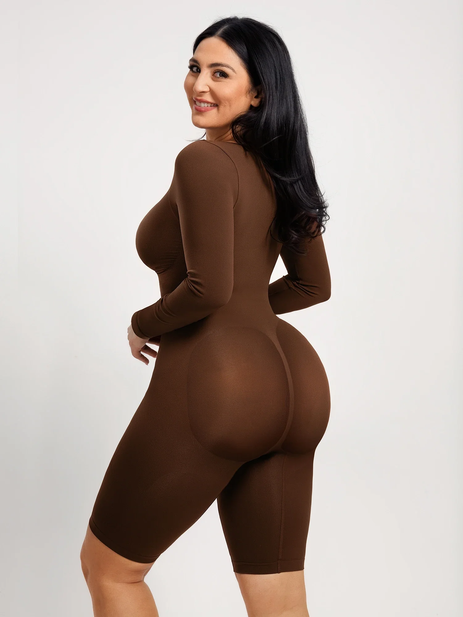 Seamless Firm Control Long Sleeve Everyday Bodysuit - Image 20