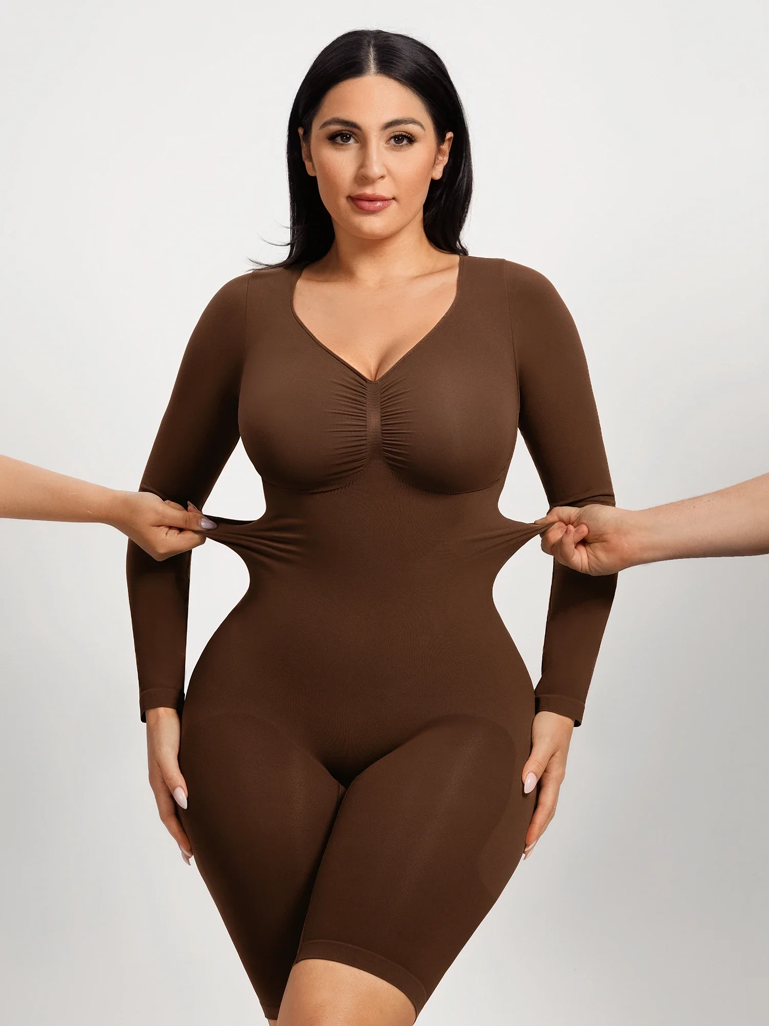 Seamless Firm Control Long Sleeve Everyday Bodysuit - Image 21