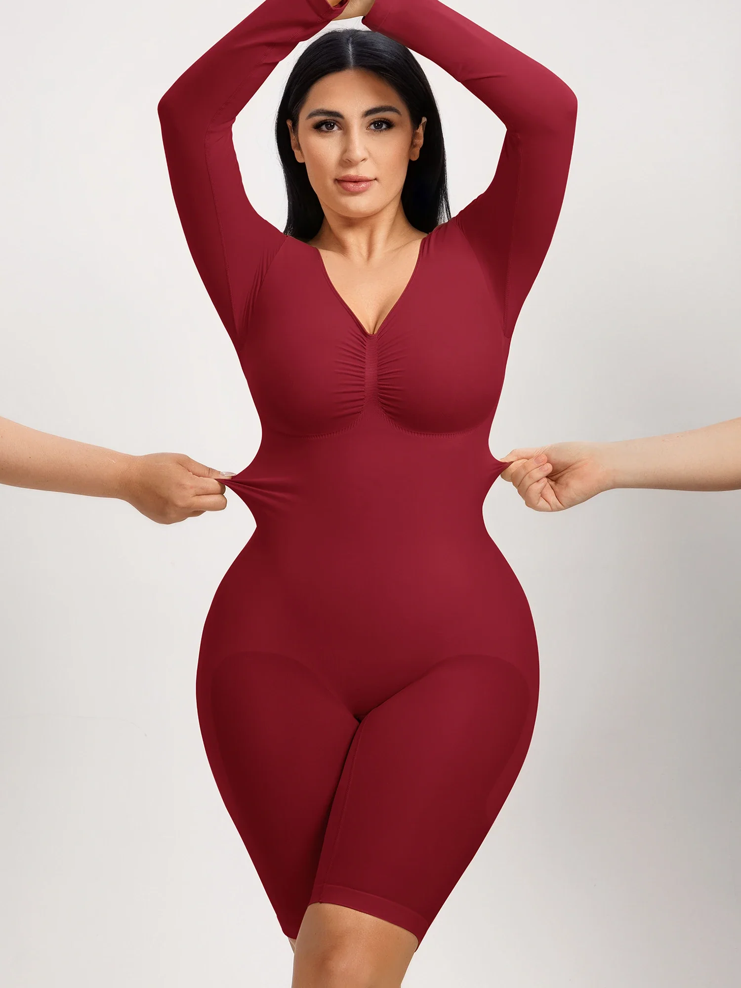 Seamless Firm Control Long Sleeve Everyday Bodysuit - Image 3