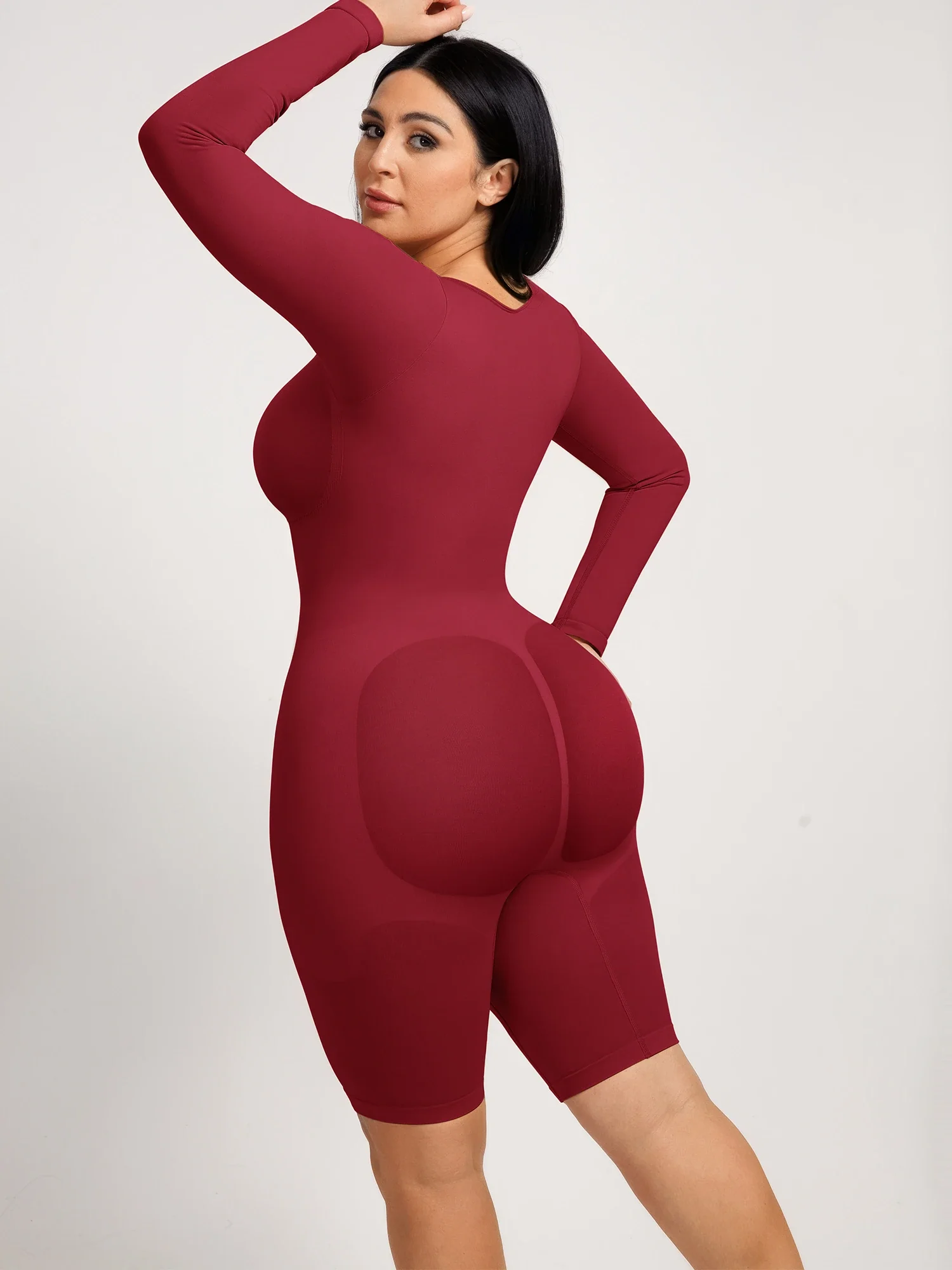 Seamless Firm Control Long Sleeve Everyday Bodysuit - Image 4