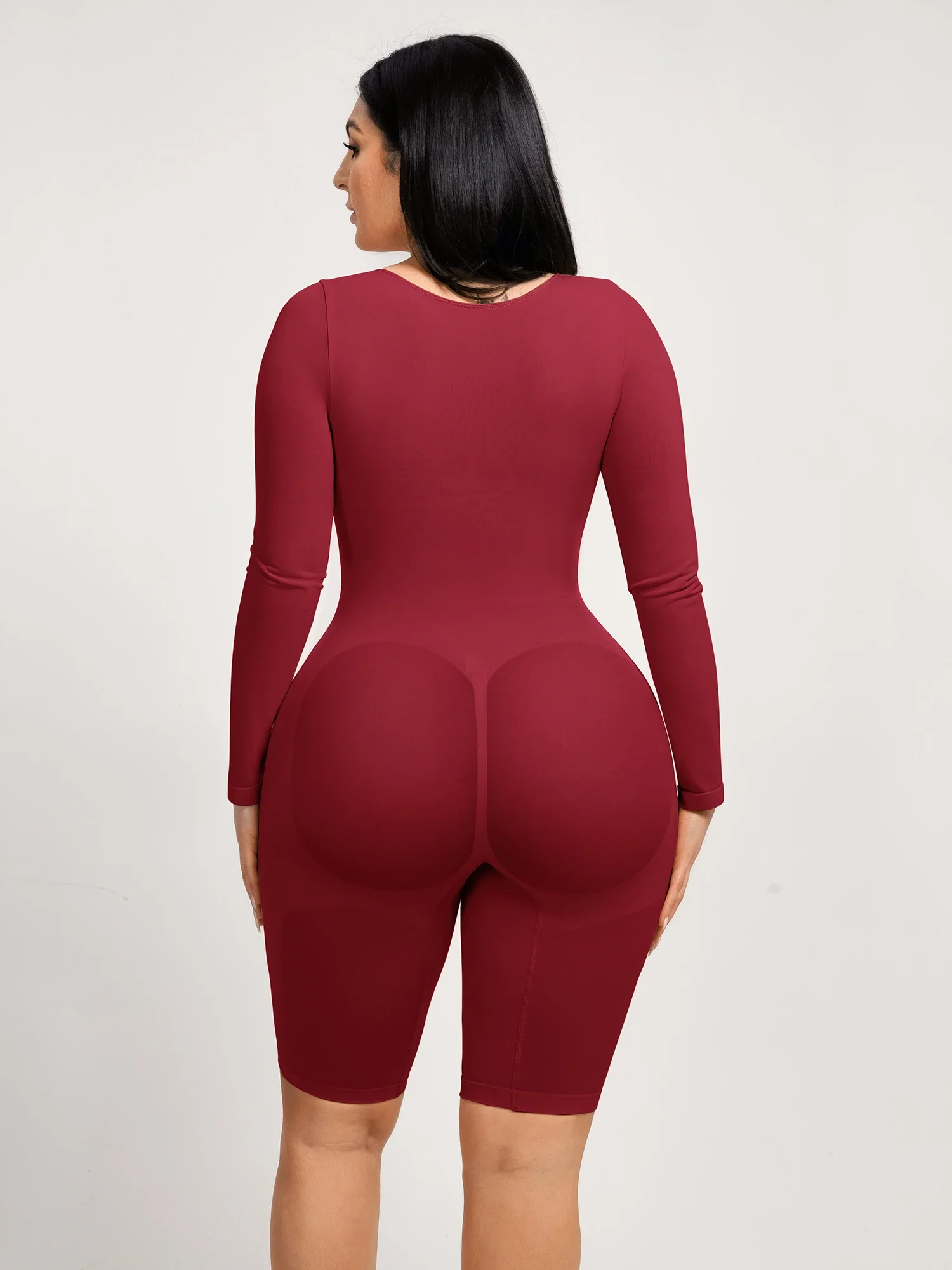 Seamless Firm Control Long Sleeve Everyday Bodysuit - Image 5