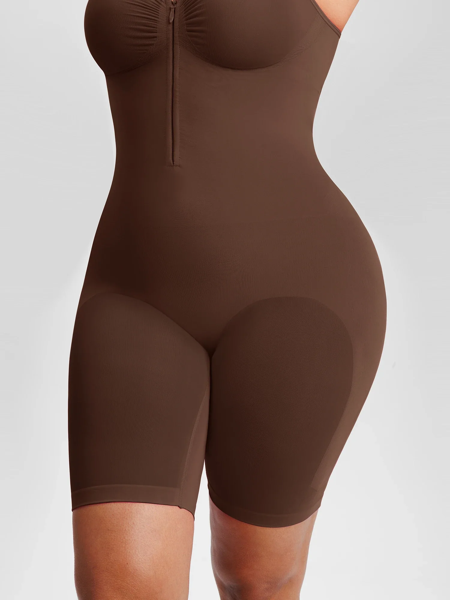 Tummy Control Seamless Stretch Bodysuit - Image 21