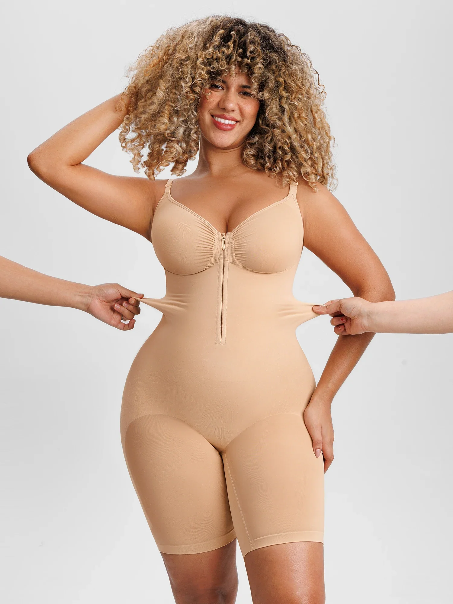Tummy Control Seamless Stretch Bodysuit - Image 5